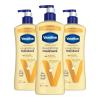 Vaseline Intensive Care Nourishing Moisture Body Lotion 3 Pk Made with Ultra-Hydrating Lipids + Pure Oat Extract for Dry Skin, for Nourished, Healthy-Looking Skin 20.3 oz(20.3 Fl Oz (Pack of 3))