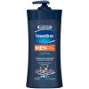 Vaseline Men Cooling Hydration 3-in-1 4 Pack for Dry Skin Face, Hands & Body Lotion for Men with Menthol & Ultra-Hydrating Lipids 20.3 oz(Aloe Vera)