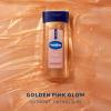 Vaseline Glazed and Glisten Sunlit Glow Body Gel Oil Vanilla Cocoa Shimmering with Ultra-Hydrating Lipids and 100% Pure Cocoa Butter, 6.8 Oz