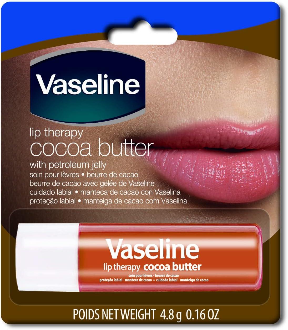 imageVaseline Lip Therapy Cocoa Butter Baume lvres teint au beurre de cacao et karit 1 x 48gRose