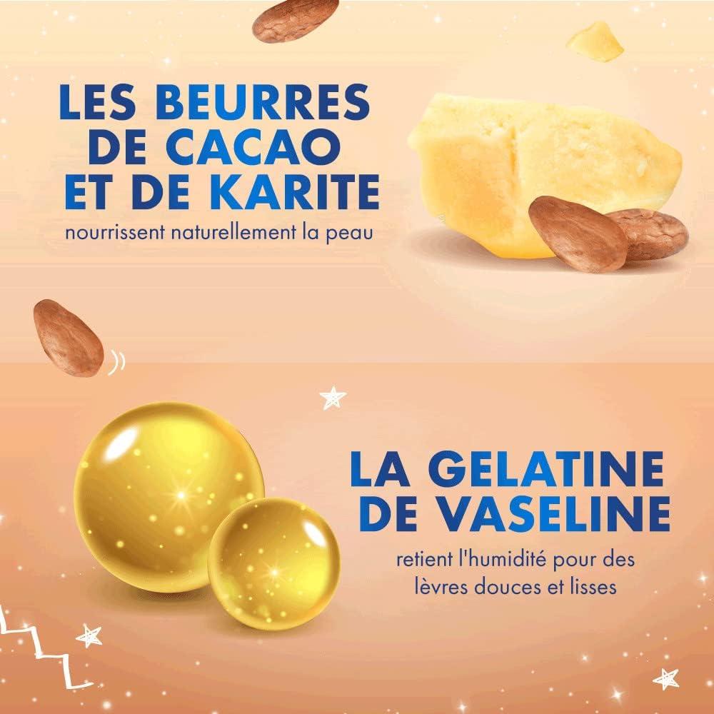 imageVaseline Lip Therapy Cocoa Butter Baume lvres teint au beurre de cacao et karit 1 x 48gRose