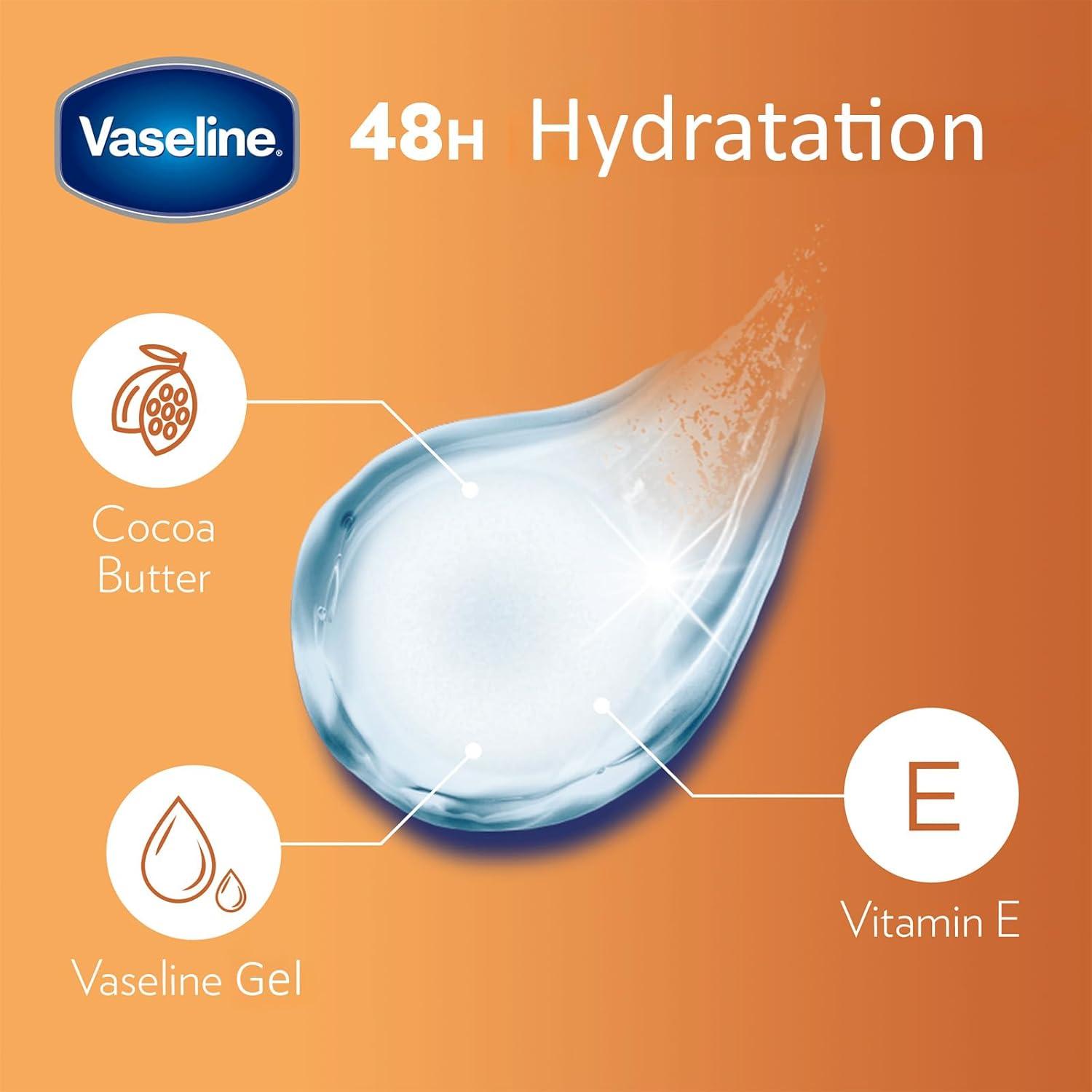 imageVaseline Lip Therapy Cocoa Butter Baume lvres teint au beurre de cacao et karit Cocoa 2 x 48gCocoa 3 x 48g