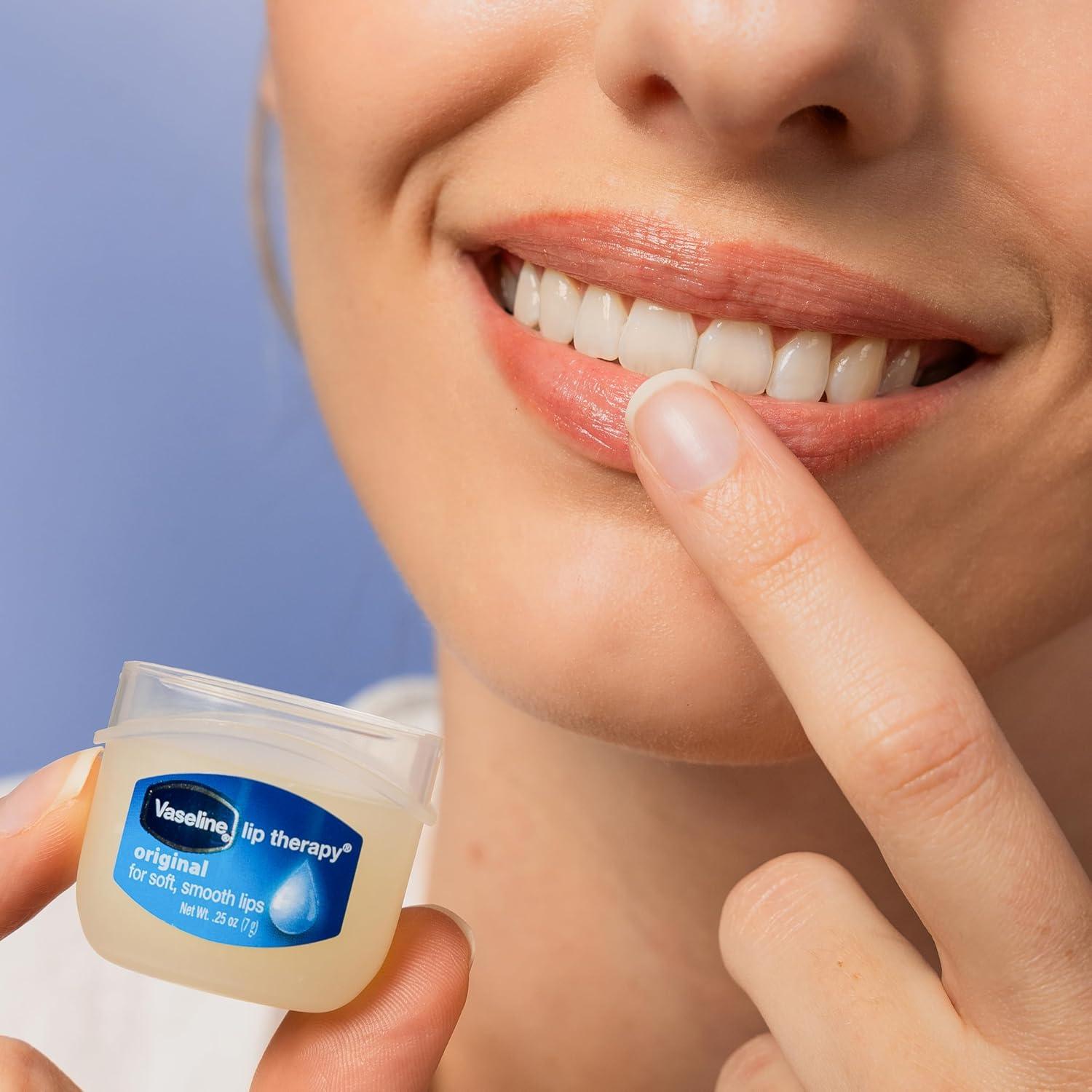 imageVaseline Lip Therapy Lot de 2 baumes lvres nourrissants au beurre de coco pour une hydratation optimaleSans arme