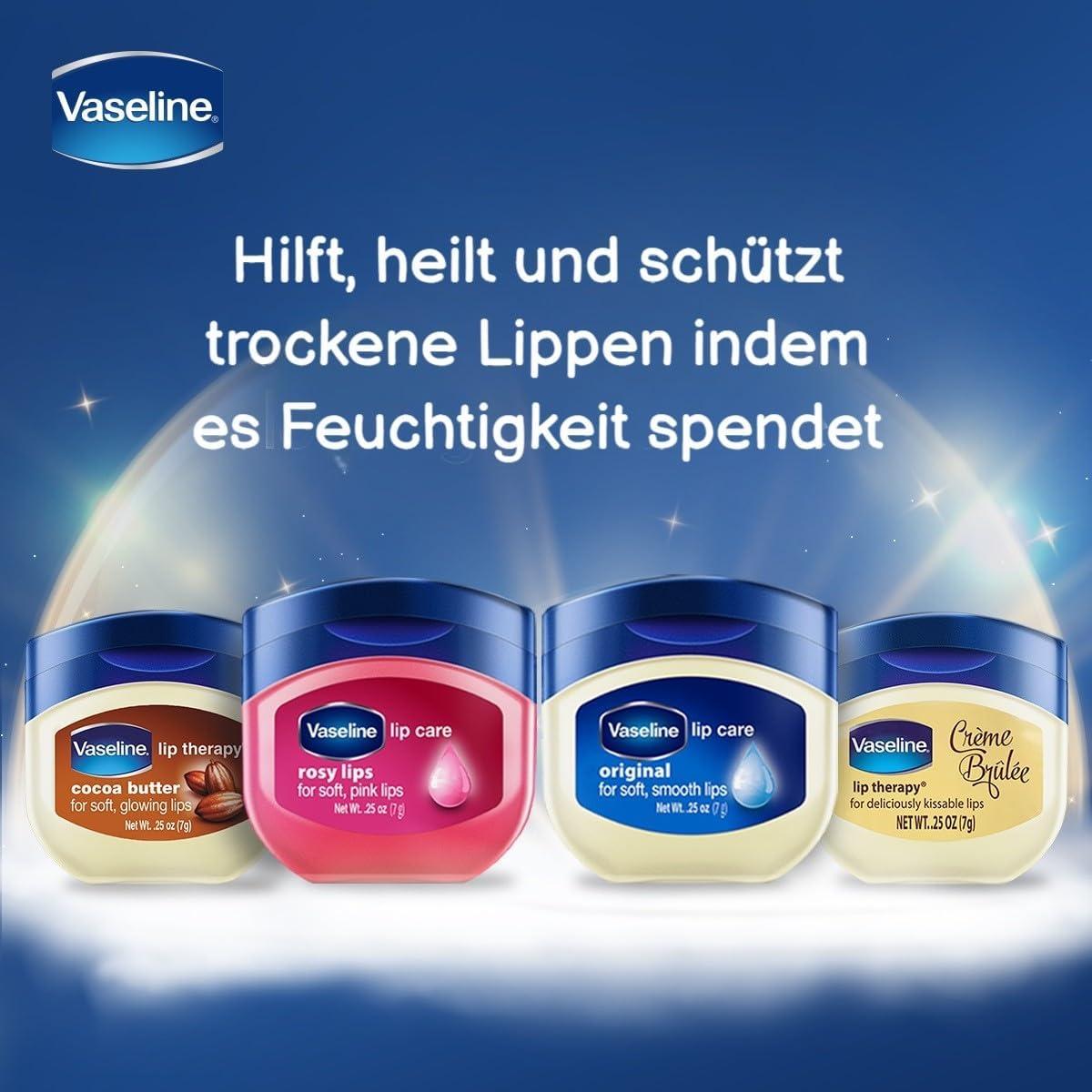 imageVaseline Lip Therapy Rosy Set de Baume lvres teint nourrissant et Soin pour lvres teint Stick Hydratant pour les lvres Rosy SetOriginal Set