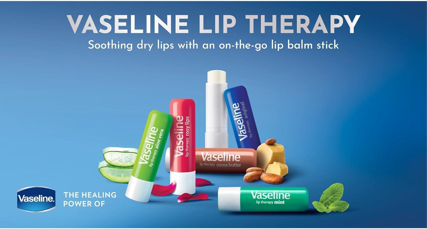 imageVaseline Lip Therapy Rosy Set de Baume lvres teint nourrissant et Soin pour lvres teint Stick Hydratant pour les lvres Rosy SetOriginal Set