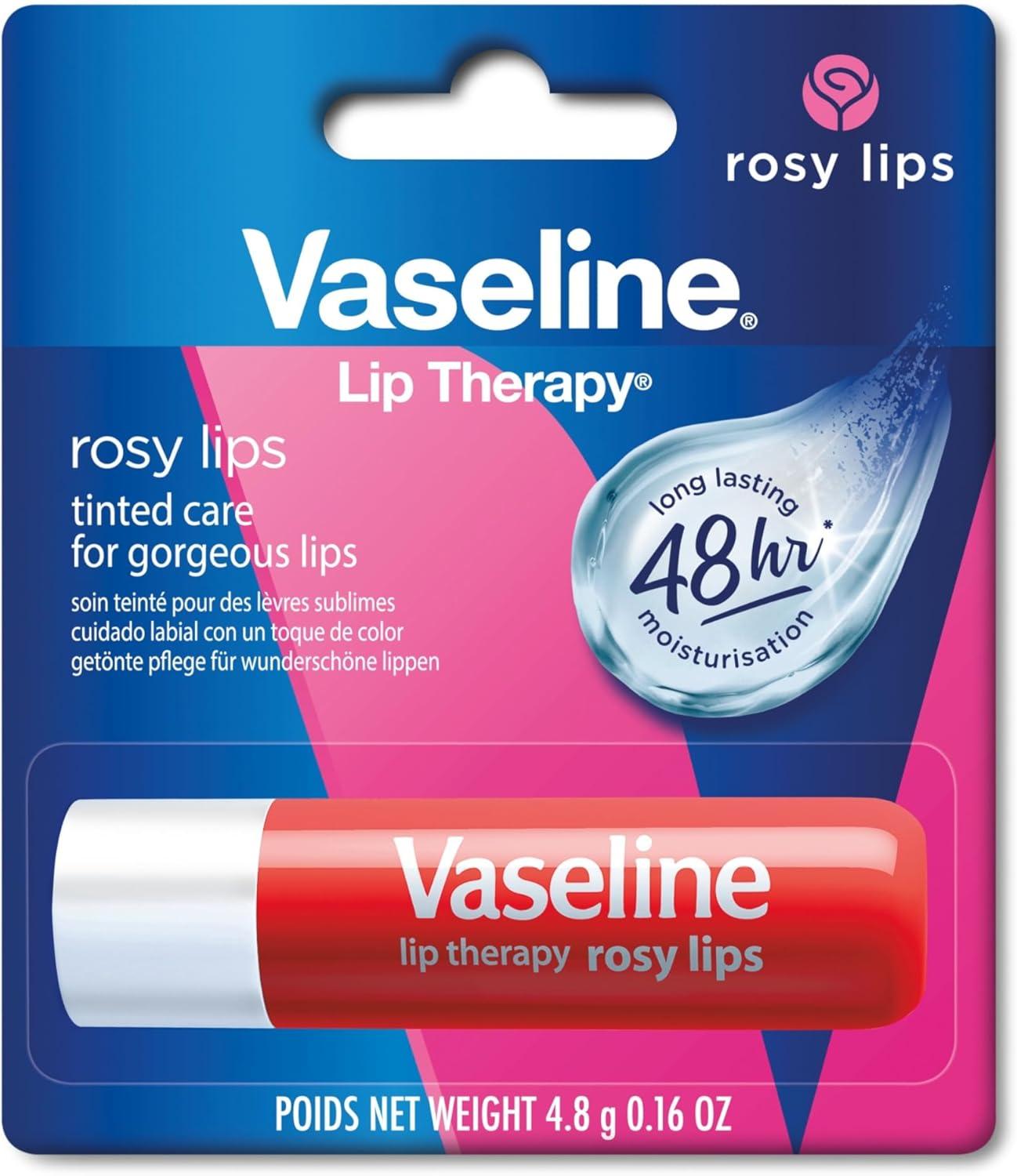 imageVaseline Lip Therapy Rosy Set de Baume lvres teint nourrissant et Soin pour lvres teint Stick Hydratant pour les lvres Rosy SetRosy Set