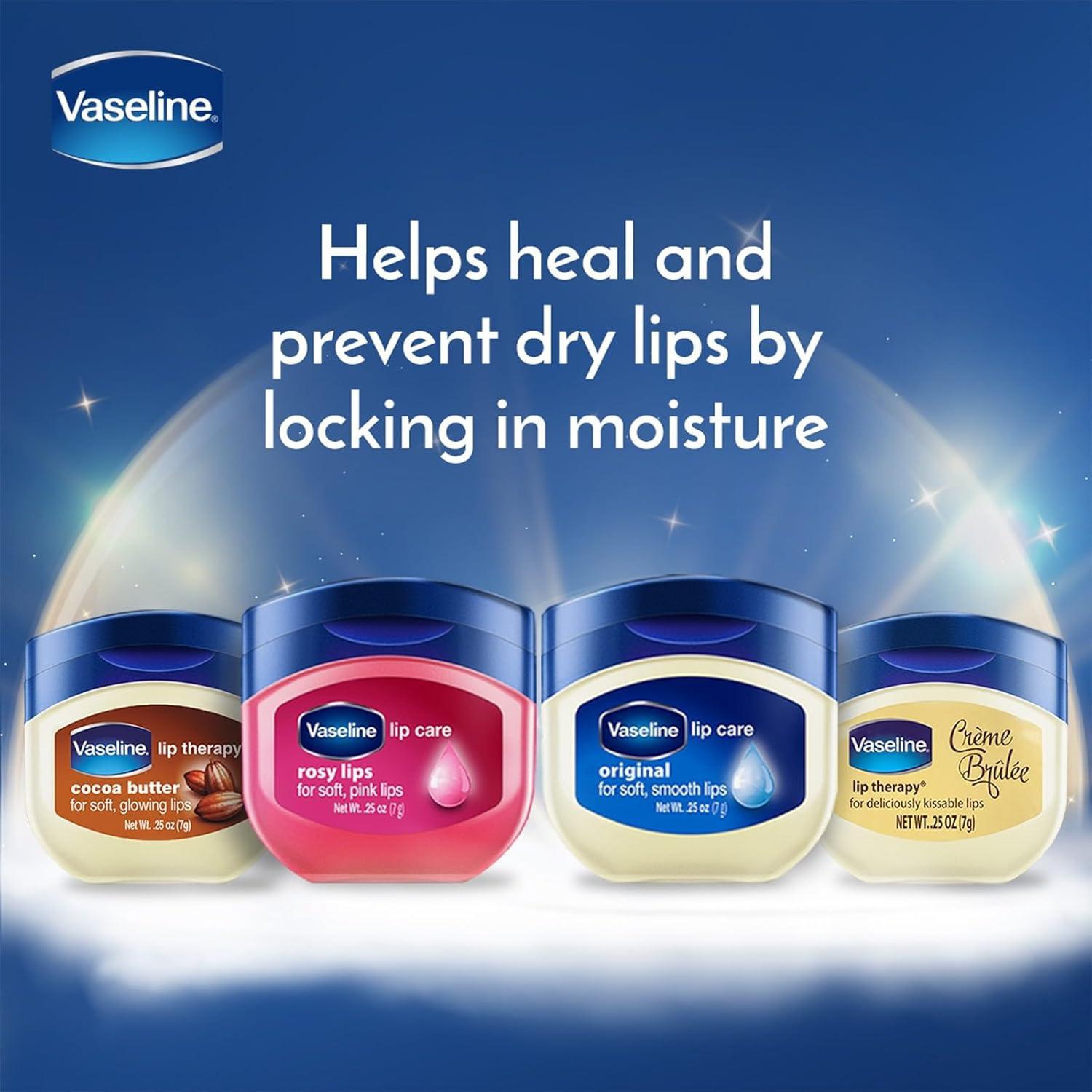 imageVaseline Lip Therapy Rosy Set de Baume lvres teint nourrissant et Soin pour lvres teint Stick Hydratant pour les lvres Rosy SetSet de 4 baume lvres