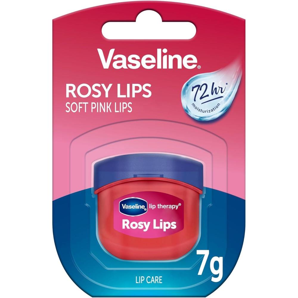 imageVaseline Lip Therapy 7G Rosy Baume lvres nourrissant pour une hydratation optimale Pack double 2 x 7g Rosy 2 PiceRosy 1 Pice
