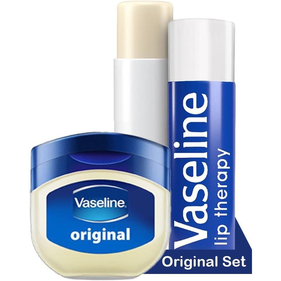 imageVaseline Lip Therapy Rosy Set de Baume lvres teint nourrissant et Soin pour lvres teint Stick Hydratant pour les lvres Rosy SetOriginal Set
