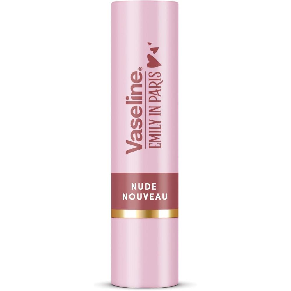 imageVaseline x Emily in Paris Rouge Romance Baume lvres teint Stick dition Limite Rouge RomanceNude