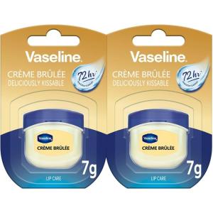 Vaseline Lip Therapy 7G Crème Brûlée | Baume à lèvres nourrissant pour une hydratation optimale | 2x7g (Crème Brûlée (2 Pièce))(Crème Brûlée (2 Pièce))
