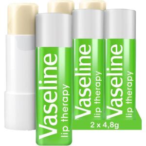 Vaseline Lip Therapy Aloe Vera | Baume à lèvres teinté | Rouge à lèvres à l&rsquo;aloe vera et à la vitamine E (Aloe Vera 2 x 4,8g)(Aloe Vera 2 x 4 8g)