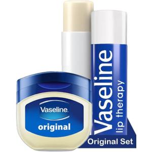Vaseline Lip Therapy Rosy| Set de Baume à lèvres teinté nourrissant et Soin pour lèvres teinté Stick| Hydratant pour les lèvres (Rosy Set)(Original Set)
